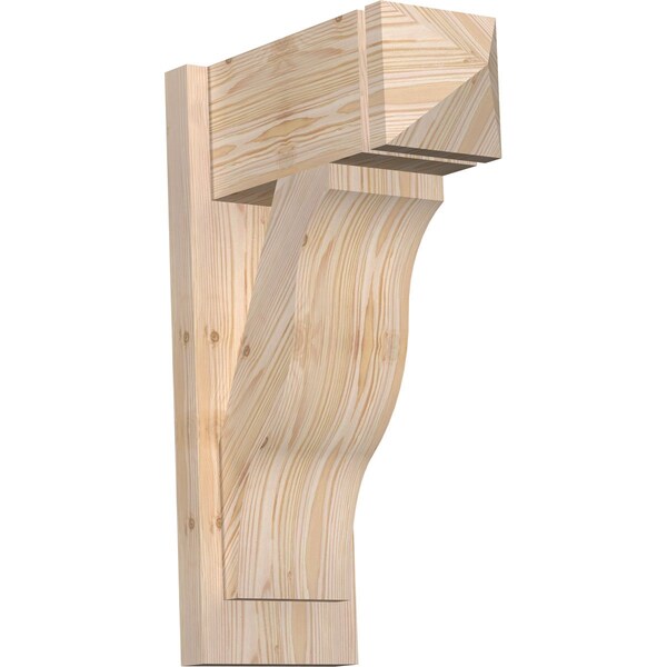Ekena Millwork Funston Arts & Crafts Smooth Outlooker, Douglas Fir, 7 1/2"W x 16"D x 24"H OUT08X16X24FST03SDF - main